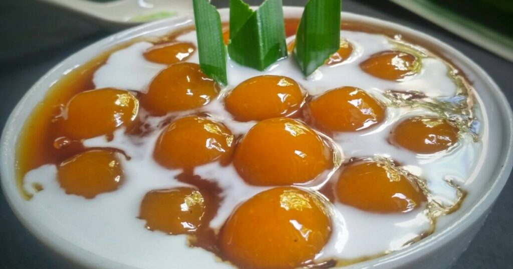 Resep Bubur Sumsum dan Biji Salak Labu Kuning